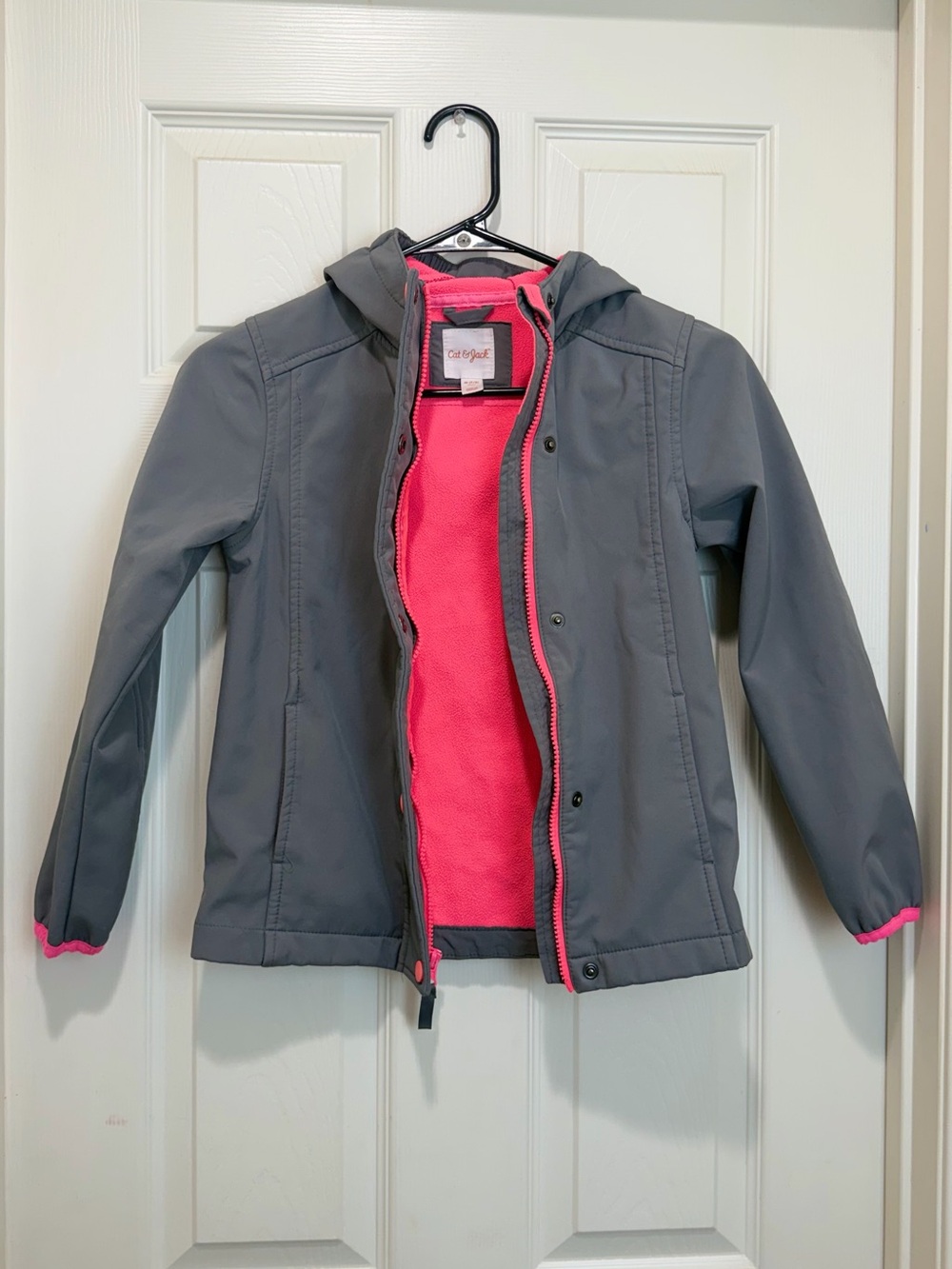 Cat & Jack girls softshell jacket Sz M 7/8 - Picture 4 of 7